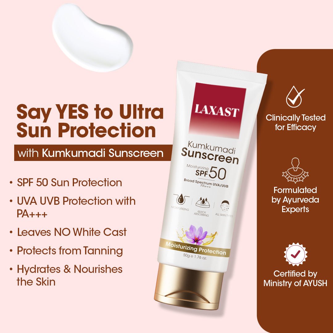 LAXAST Kumkumadi Sunscreen SPF 50