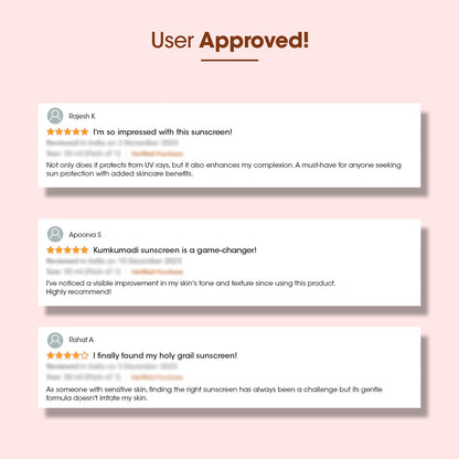 Kumkumadi Sunscreen SPF 50