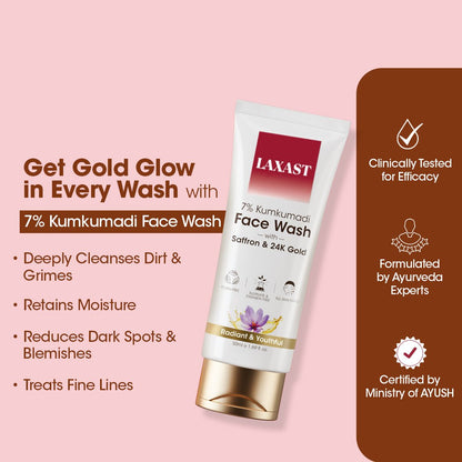 LAXAST Kumkumadi Face Wash